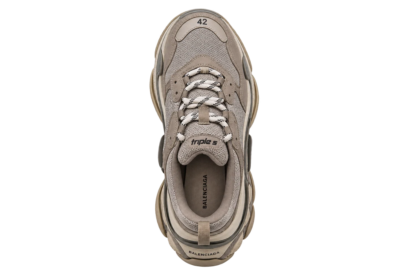 BALENCIAGA Triple S, representación ilustrativa